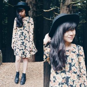 Floral Long Sleeve Dress
